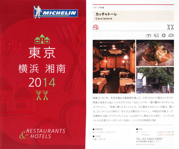 MICHELIN GUIDE ミシュランガイド